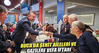 Buca'da şehit aileleri ve gazilere vefa iftarı