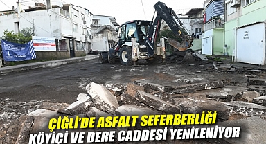 Çiğli'de Asfalt Seferberliği: Köyiçi ve Dere Caddesi Yenileniyor