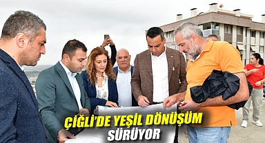 Çiğli'de Yeşil Dönüşüm Sürüyor: Atatürk Mahallesi'ndeki Parkta Sona Doğru