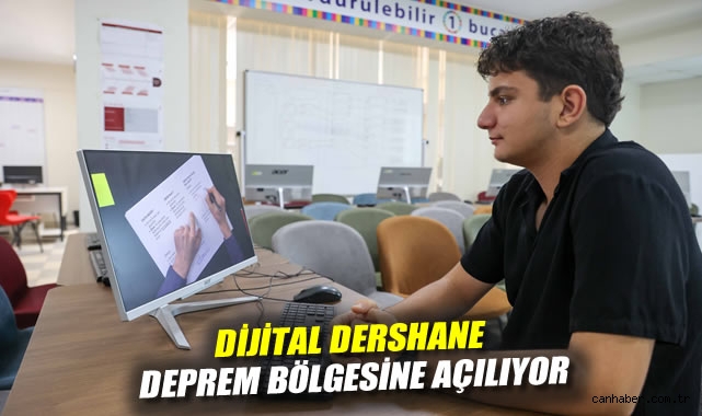 Dijital Dershane deprem bölgesine açılıyor
