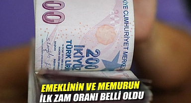 Emeklinin ve memurun ilk zam oranı belli oldu