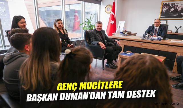 Genç mucitlere Başkan Duman'dan tam destek