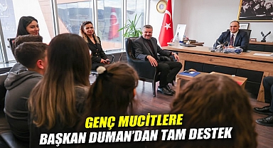 Genç mucitlere Başkan Duman'dan tam destek
