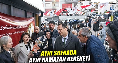 Aynı sofrada, aynı Ramazan bereketi