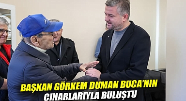 Başkan Görkem Duman Buca'nın çınarlarıyla buluştu