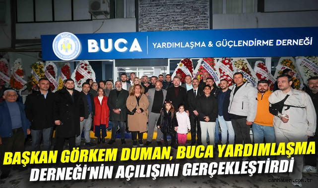 Başkan Görkem Duman, Buca Yardımlaşma Derneği 'nin açılışını gerçekleştirdi