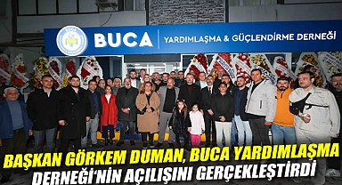 Başkan Görkem Duman, Buca Yardımlaşma Derneği 'nin açılışını gerçekleştirdi