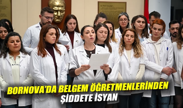 Bornova'da BELGEM Öğretmenlerinden Şiddete İsyan: