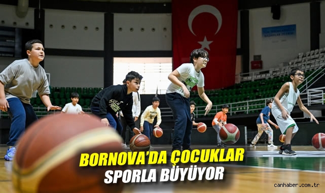 Bornova'da çocuklar sporla büyüyor