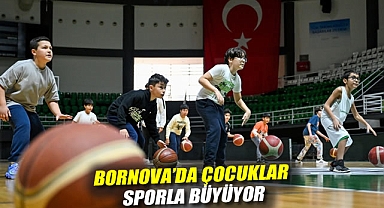 Bornova'da çocuklar sporla büyüyor