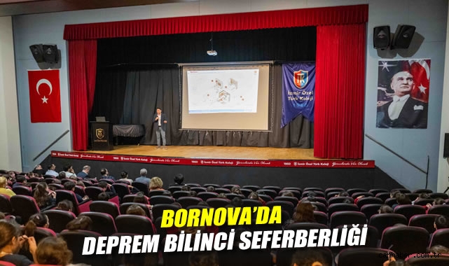 Bornova'da deprem bilinci seferberliği