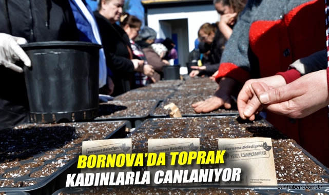 Bornova'da toprak kadınlarla canlanıyor