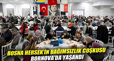 Bosna Hersek'in bağımsızlık coşkusu Bornova'da yaşandı