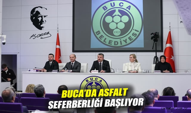 BUCA'DA ASFALT SEFERBERLİĞİ BAŞLIYOR