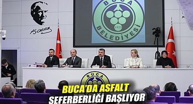 BUCA'DA ASFALT SEFERBERLİĞİ BAŞLIYOR
