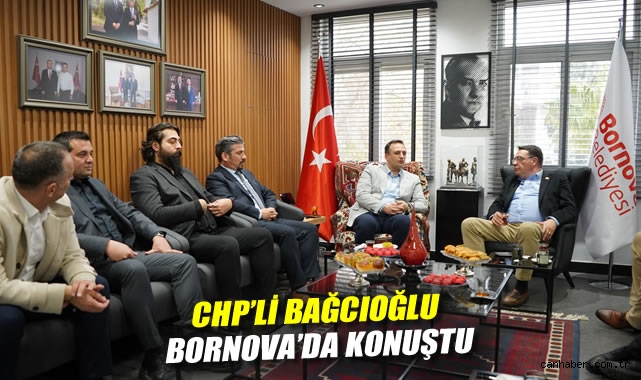 CHP'li Bağcıoğlu Bornova'da konuştu