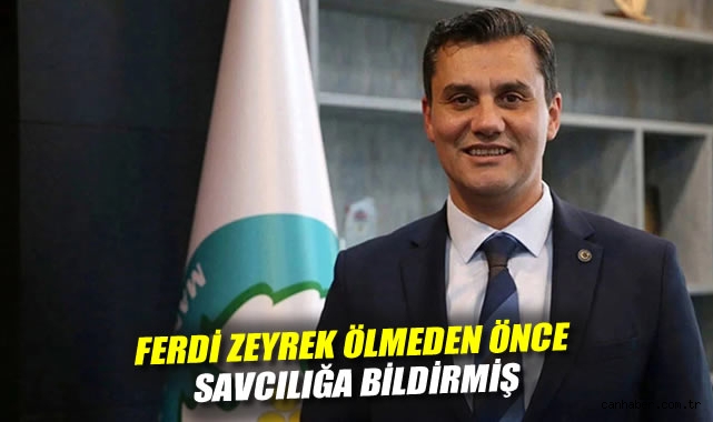 Ferdi Zeyrek ölmeden önce savcılığa bildirmiş: MASKİ ihalesinde milyonluk vurgun