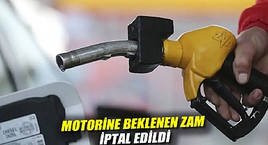 Motorine beklenen zam iptal edildi