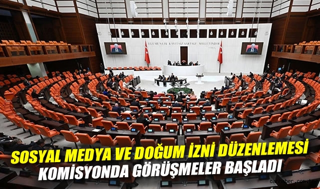 Sosyal medya ve doğum izni düzenlemesi: Komisyonda görüşmeler başladı