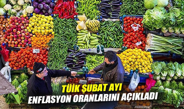 TÜİK şubat ayı enflasyon oranlarını açıkladı