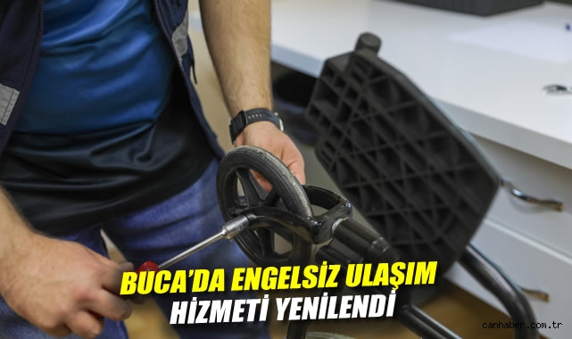 Buca'da engelsiz ulaşım hizmeti yenilendi