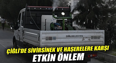 Çiğli’de Sivrisinek ve Haşerelere Karşı Etkin Önlem