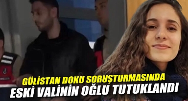 Gülistan Doku soruşturmasında eski Valinin oğlu tutuklandı