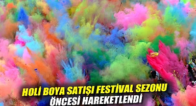 Holi Boya Satışı Festival Sezonu Öncesi Hareketlendi