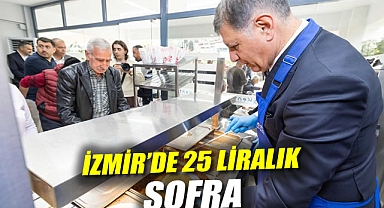 İzmir’de 25 liralık sofra
