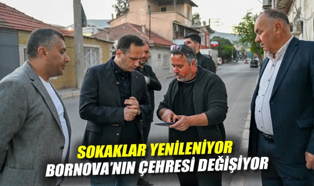 Sokaklar yenileniyor, Bornova'nın çehresi değişiyor