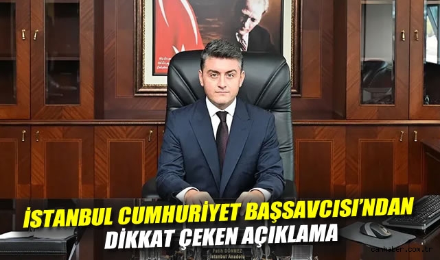 Ünlülere yönelik operasyonlar: İstanbul Cumhuriyet Başsavcısı'ndan dikkat çeken açıklama