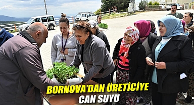 Bornova'dan üreticiye can suyu