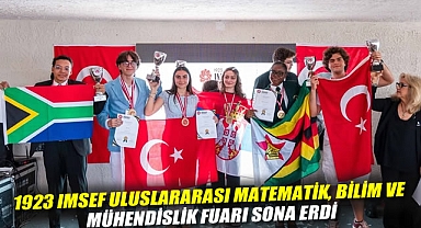 1923 IMSEF Uluslararası Matematik, Bilim ve Mühendislik Fuarı sona erdi.
