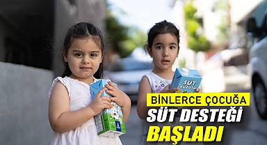 Binlerce Çocuğa Süt Desteği Başladı