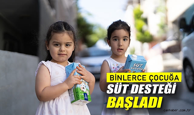 Binlerce Çocuğa Süt Desteği Başladı