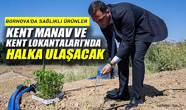 Bornova'da Sağlıklı ürünler Kent Manav ve Kent Lokantaları’nda halka ulaşacak