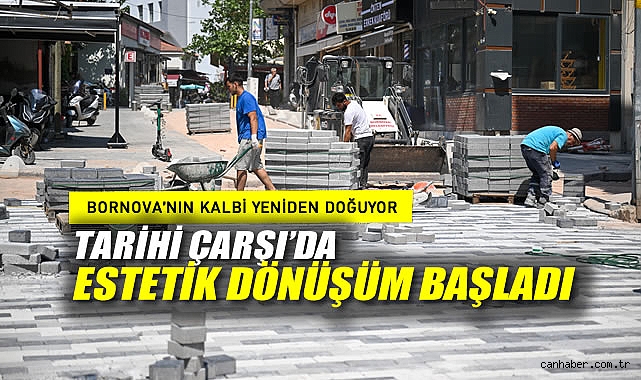 Bornova'nın kalbi yeniden doğuyor