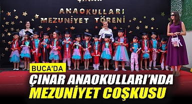 Buca'da Çınar Anaokulları’nda Mezuniyet Coşkusu