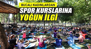 Bucalı Kadınlardan Spor Kurslarına Yoğun İlgi