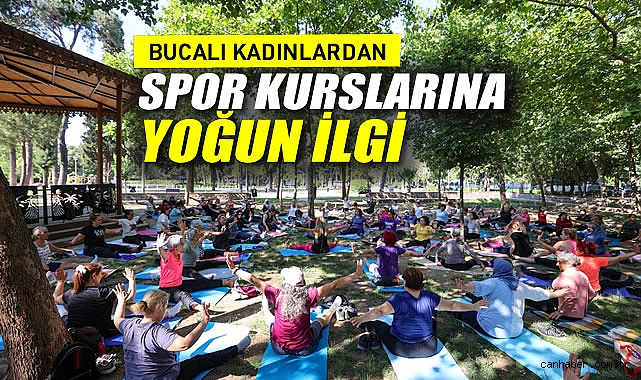 Bucalı Kadınlardan Spor Kurslarına Yoğun İlgi