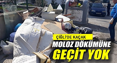 Çiğli’de Kaçak Moloz Dökümüne Geçit Yok