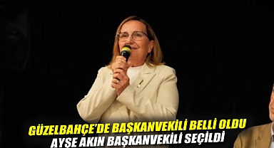 Güzelbahçe'de başkanvekili belli oldu Ayşe Akın başkanvekili seçildi