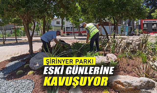 Şirinyer Parkı Eski Günlerine Kavuşuyor