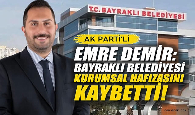 AK Parti'li Emre Demir: