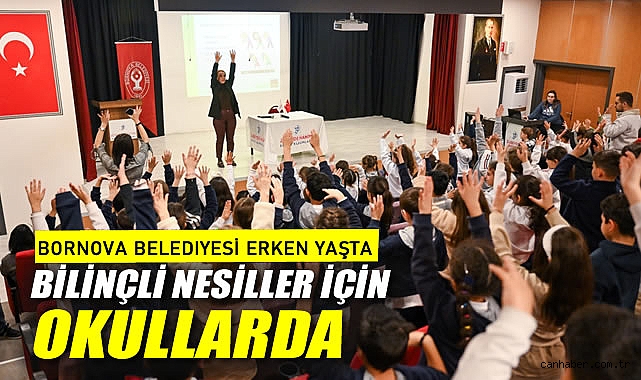 Bornova Belediyesi erken yaşta bilinçli nesiller için okullarda