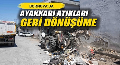 Bornova’da Ayakkabı Atıkları Geri Dönüşüme