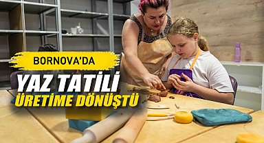 Bornova'da Yaz Tatili Üretime Dönüştü
