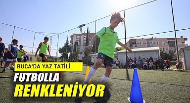 Buca'da yaz tatili futbolla renkleniyor