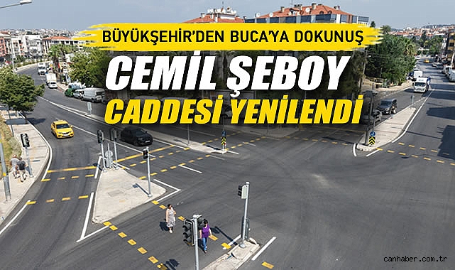 Büyükşehir'den Buca'ya Dokunuş, Cemil Şeboy Caddesi Yenilendi