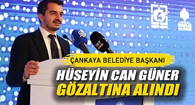 Çankaya Belediye Başkanı Gözaltına Alındı